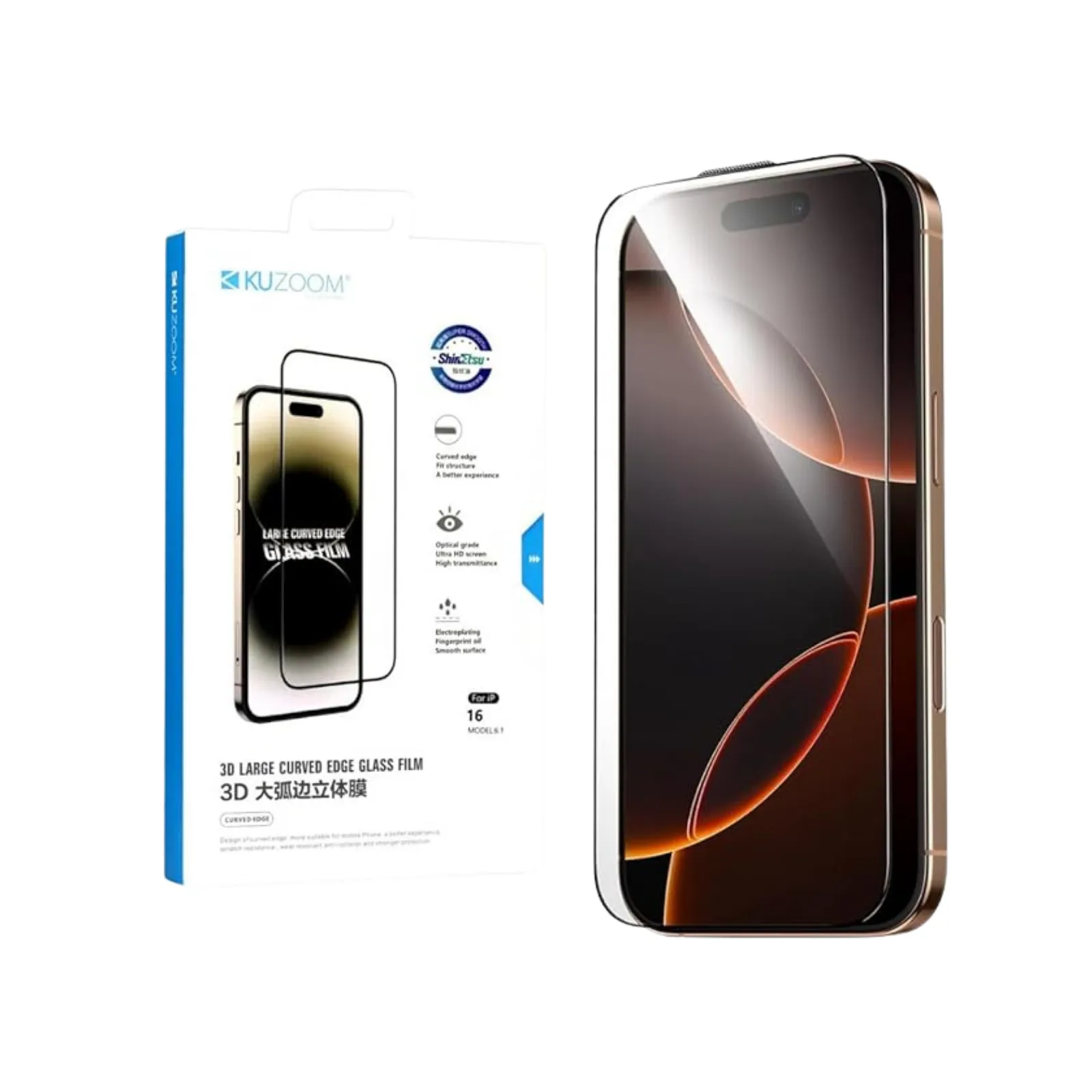 Ip16promaxscreenkuzoom محافظ صفحه آیفون 16پرومکس